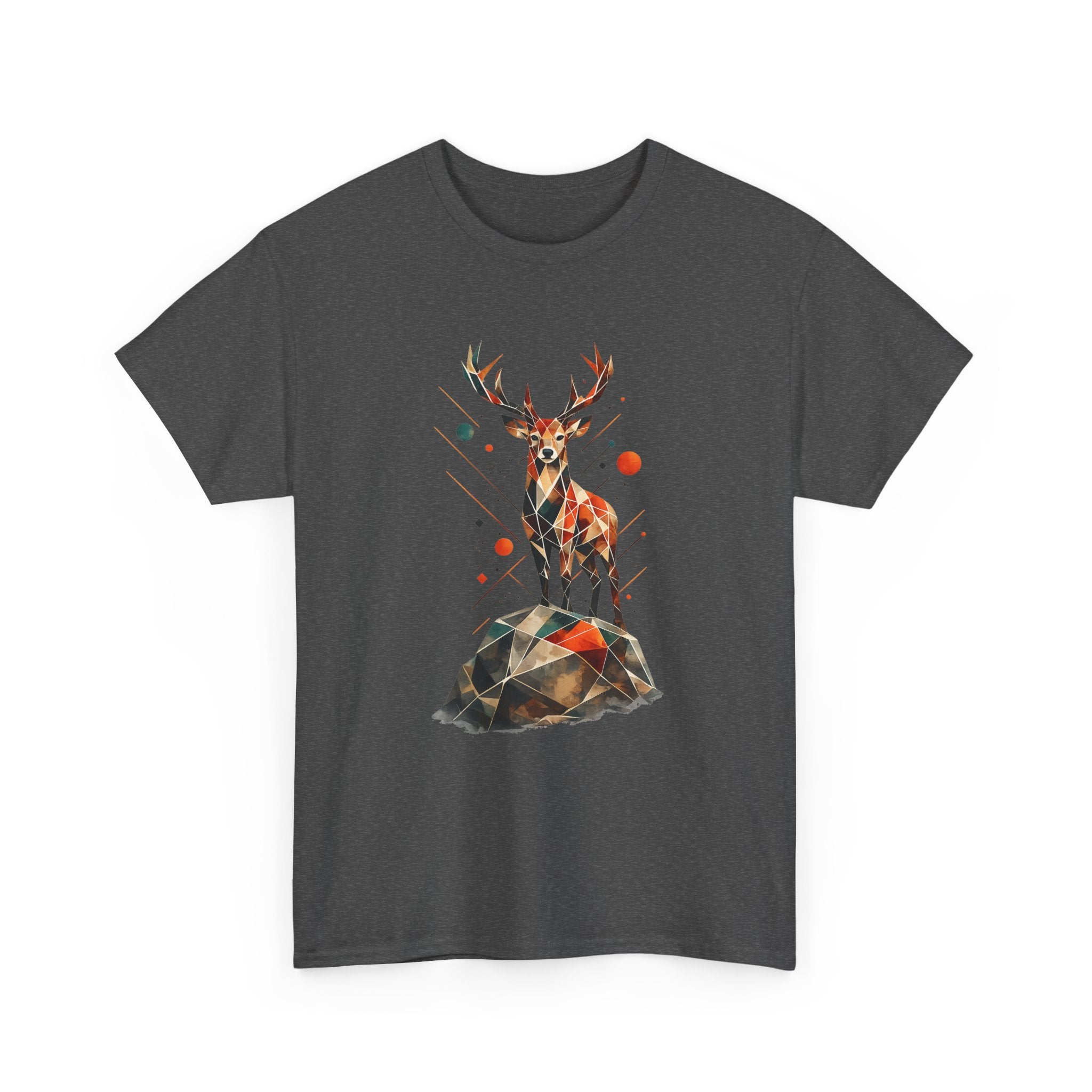 Geometric Stag — Regular Fit T-Shirt