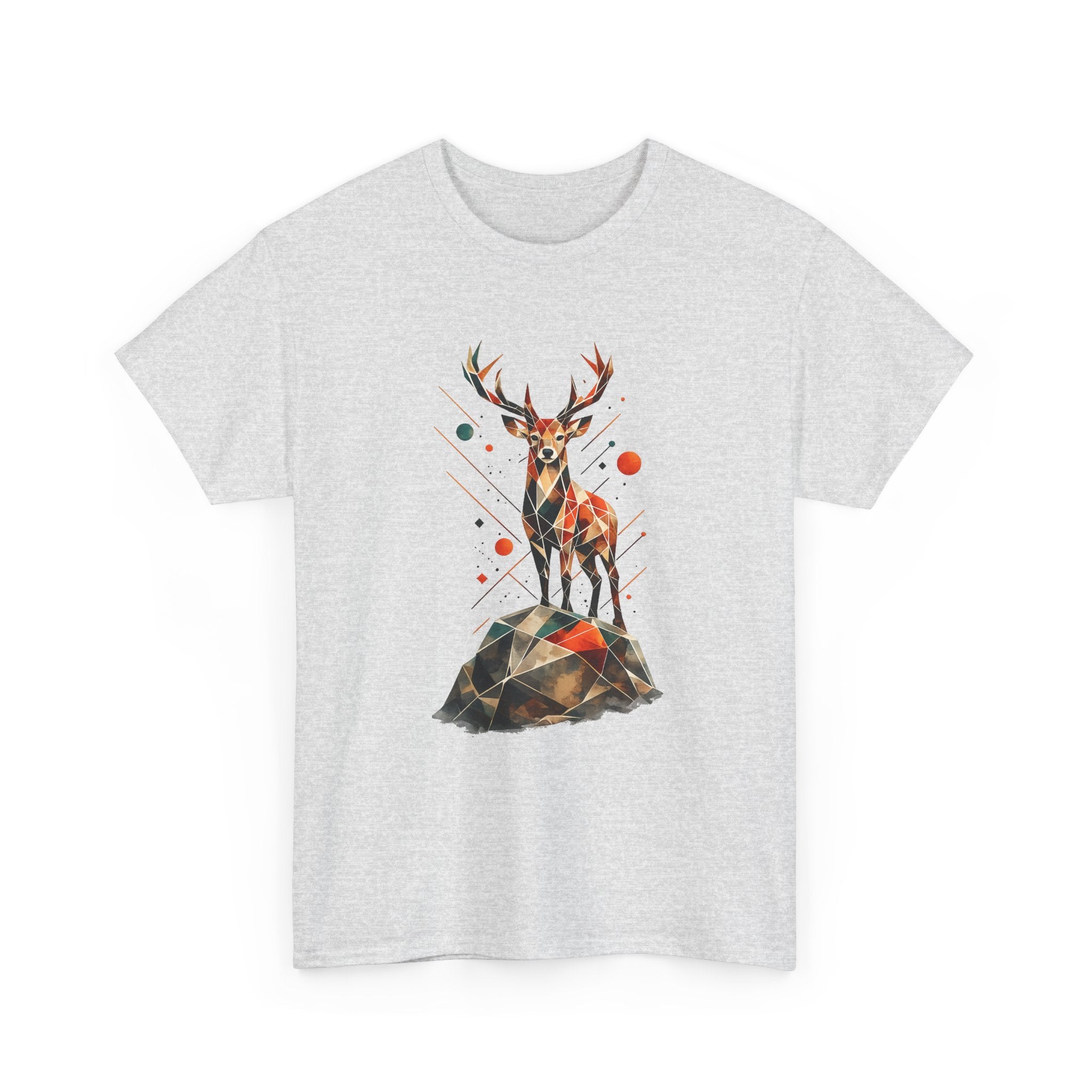 Geometric Stag — Regular Fit T-Shirt