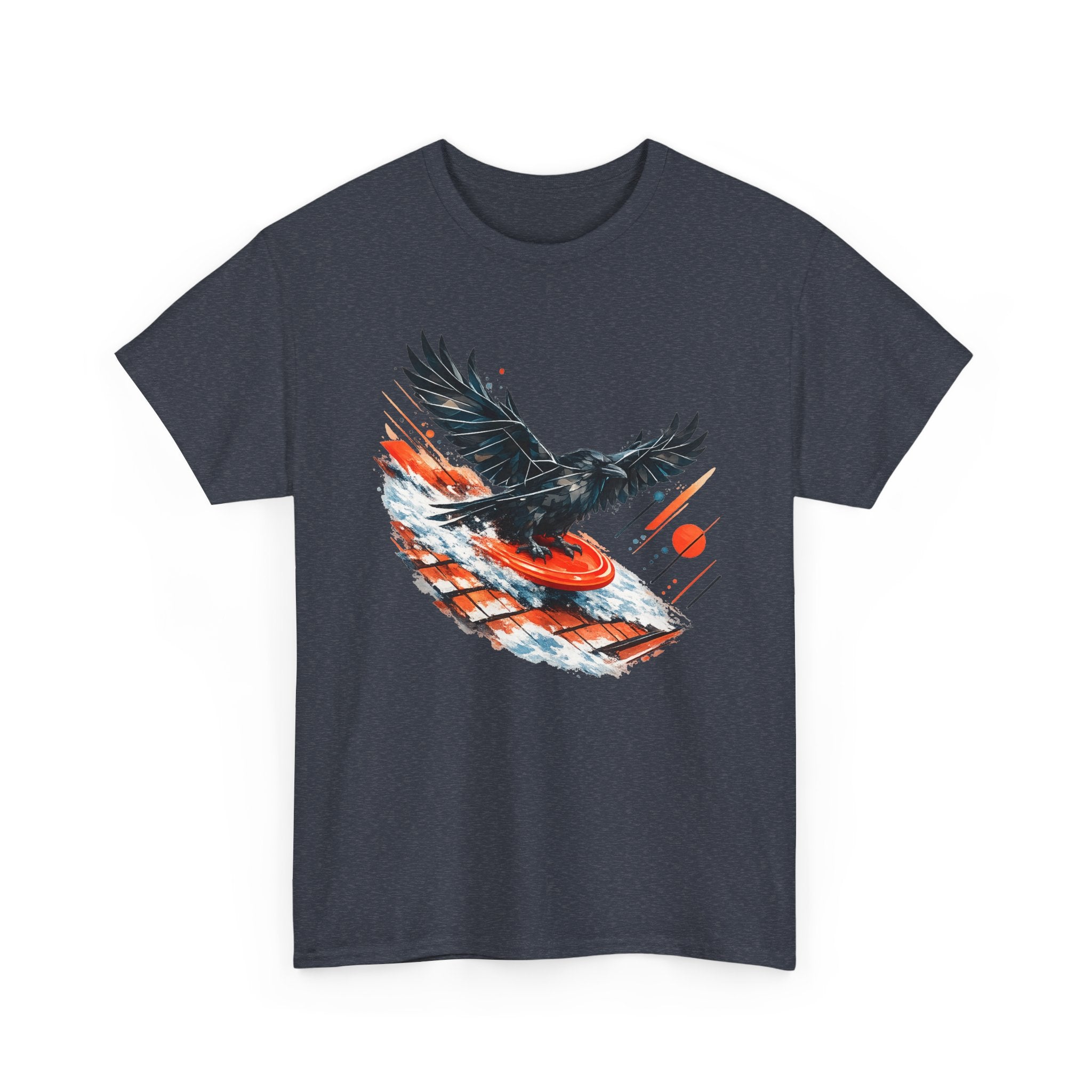 Sledding Raven — Oversized T-Shirt