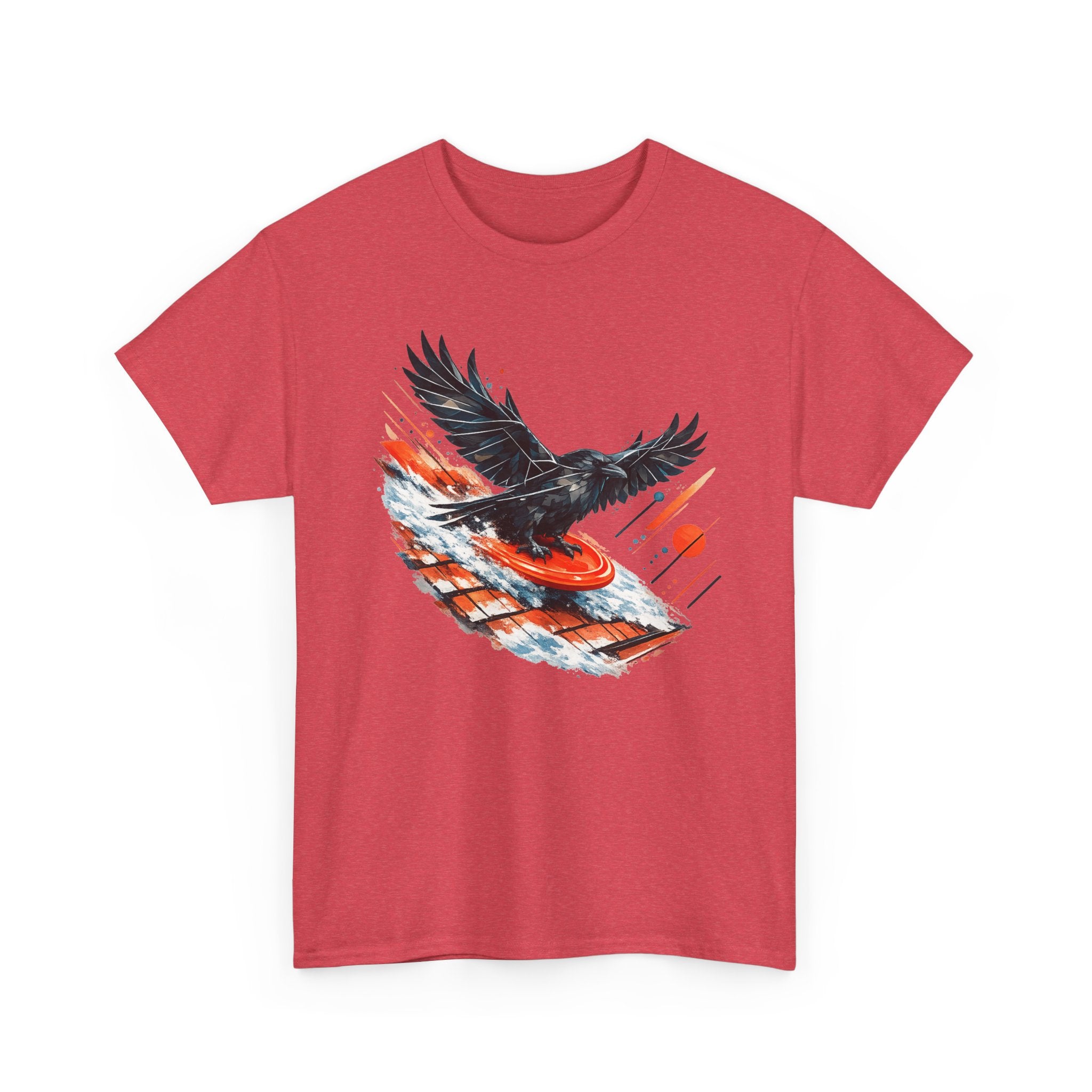 Sledding Raven — Oversized T-Shirt