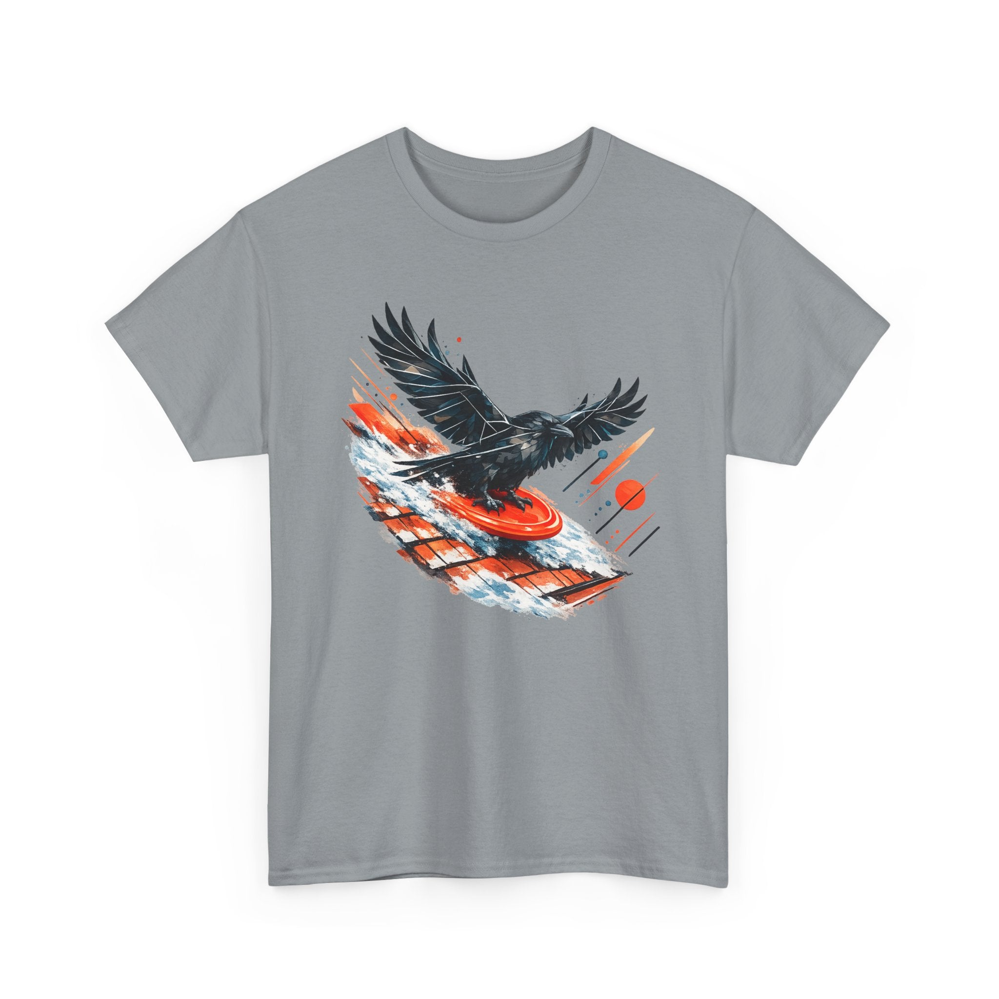 Sledding Raven — Oversized T-Shirt