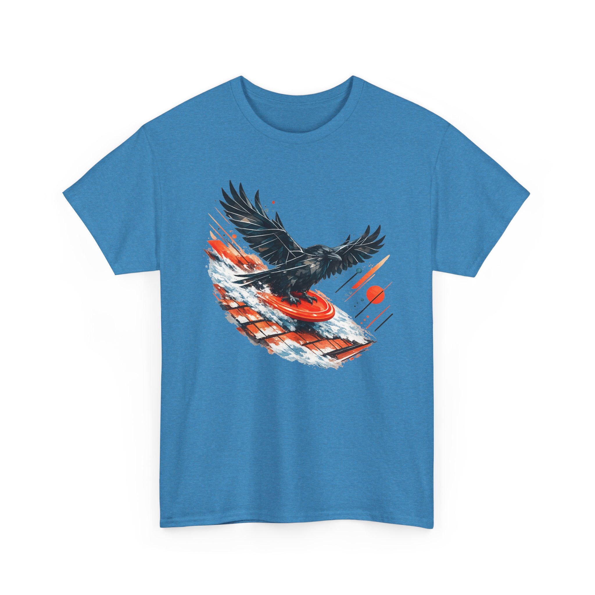 Sledding Raven — Oversized T-Shirt