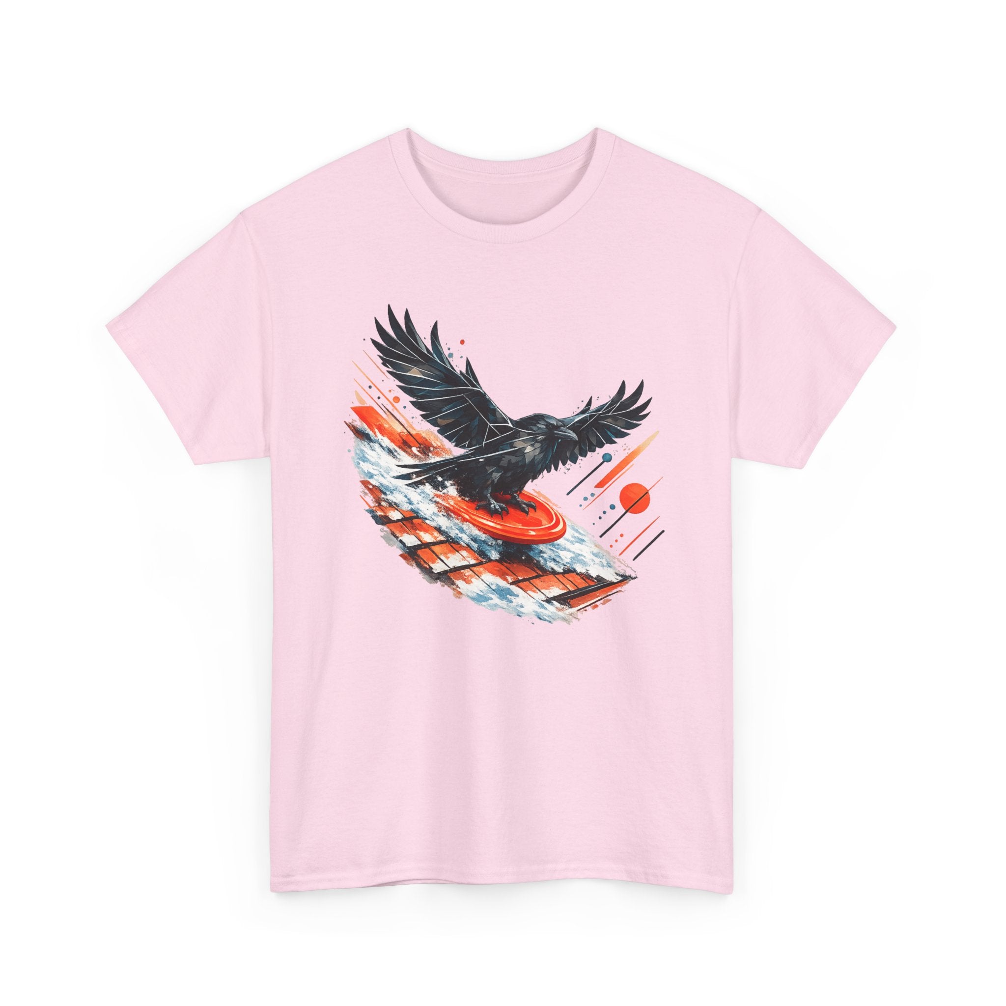 Sledding Raven — Oversized T-Shirt