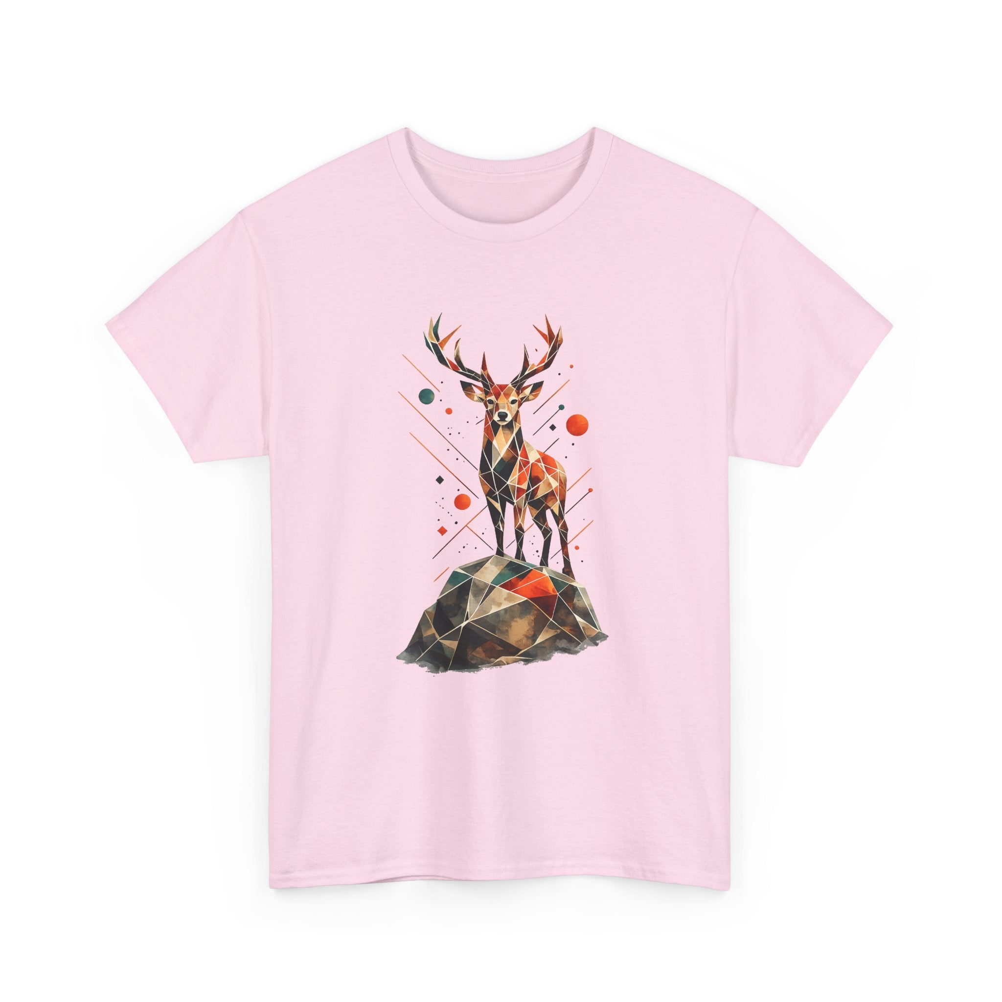 Geometric Stag — Regular Fit T-Shirt
